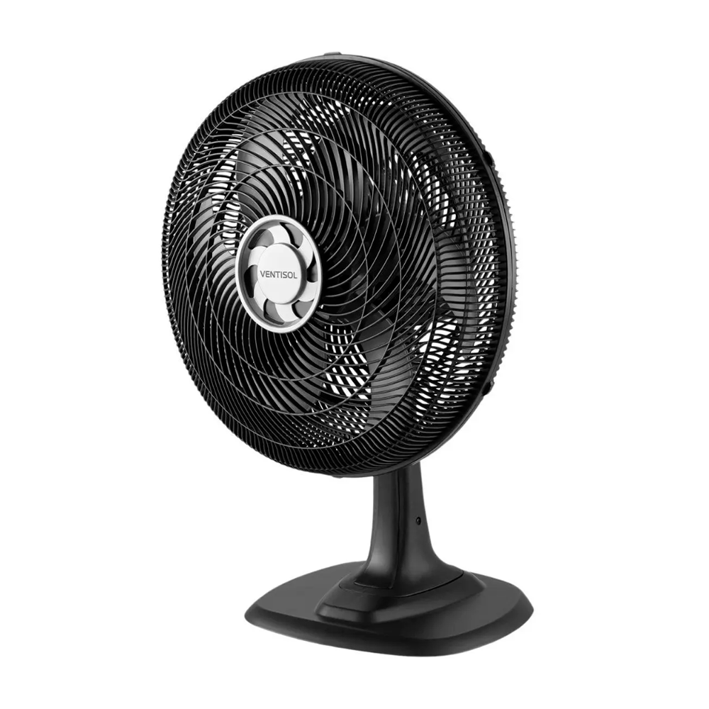 Ventilador de Mesa 40cm 6P Premium Preto Ventisol