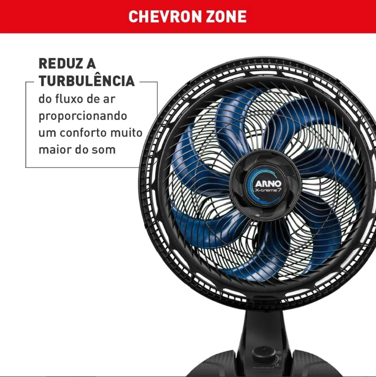 Ventilador De Mesa 40CM VE70 Xtreme 7 220v Mesa Arno