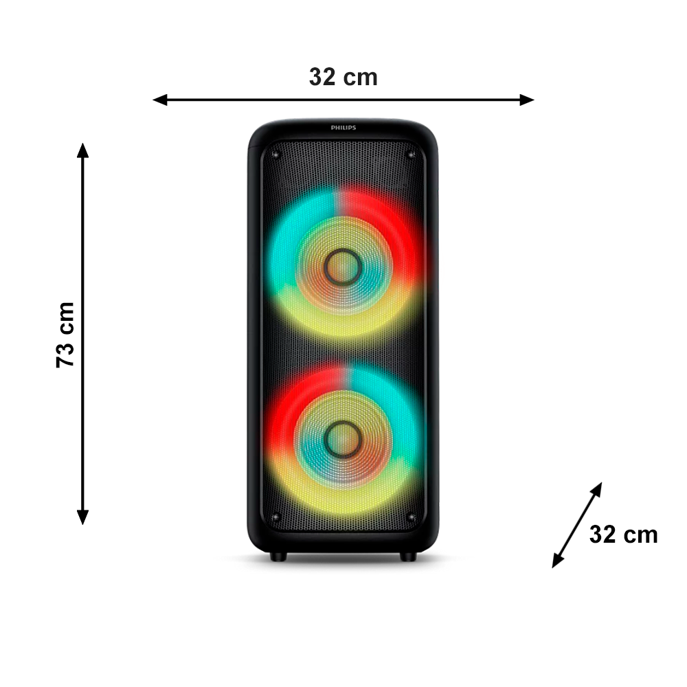 Caixa Amplificada Party Speaker TAX4000/78 1500w Philips