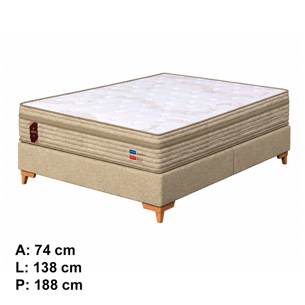 Conjunto Colchão Sensitive Casal 138x74 Probel