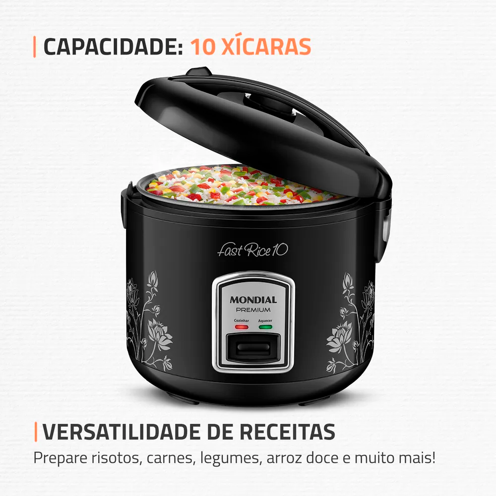 Panela Elétrica De Arroz 10x PE-44 700W Mondial