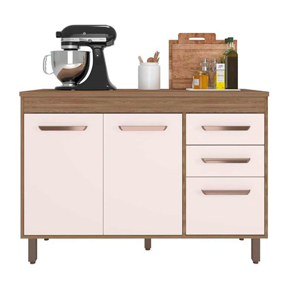 Balcão Malta/Barcelona Freijo/Off Acetinado Poliman