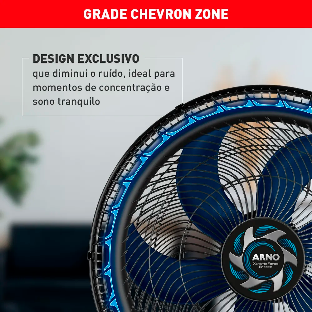 Ventilador De Mesa 50CM Xtreme VB50 Preto Arno
