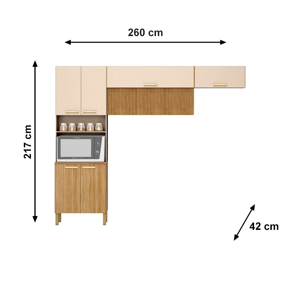Cozinha 3 Peças Urbane Kits Parana
