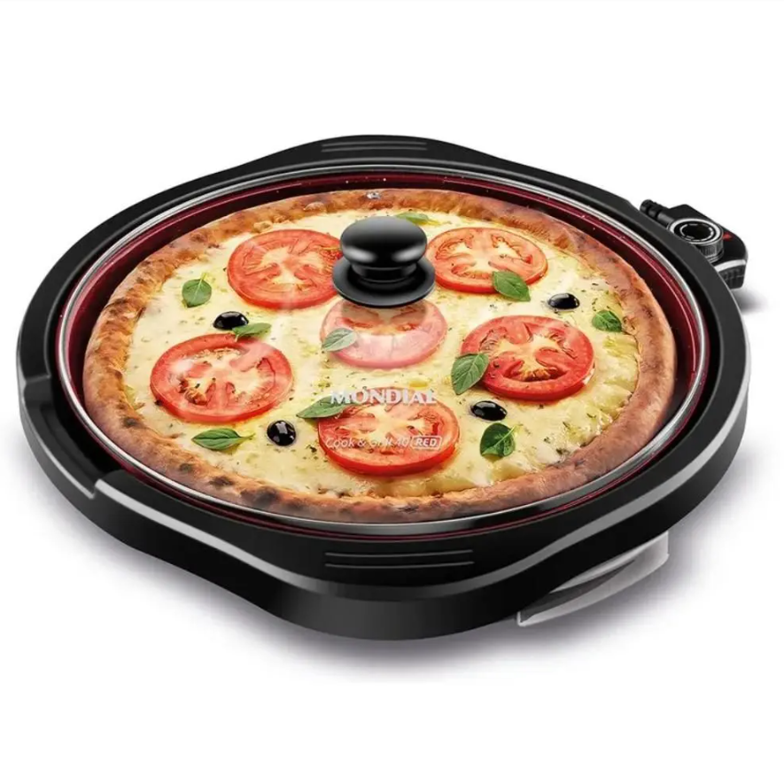 Grill Redondo Cook G-03 GR Preto 1270W Mondial