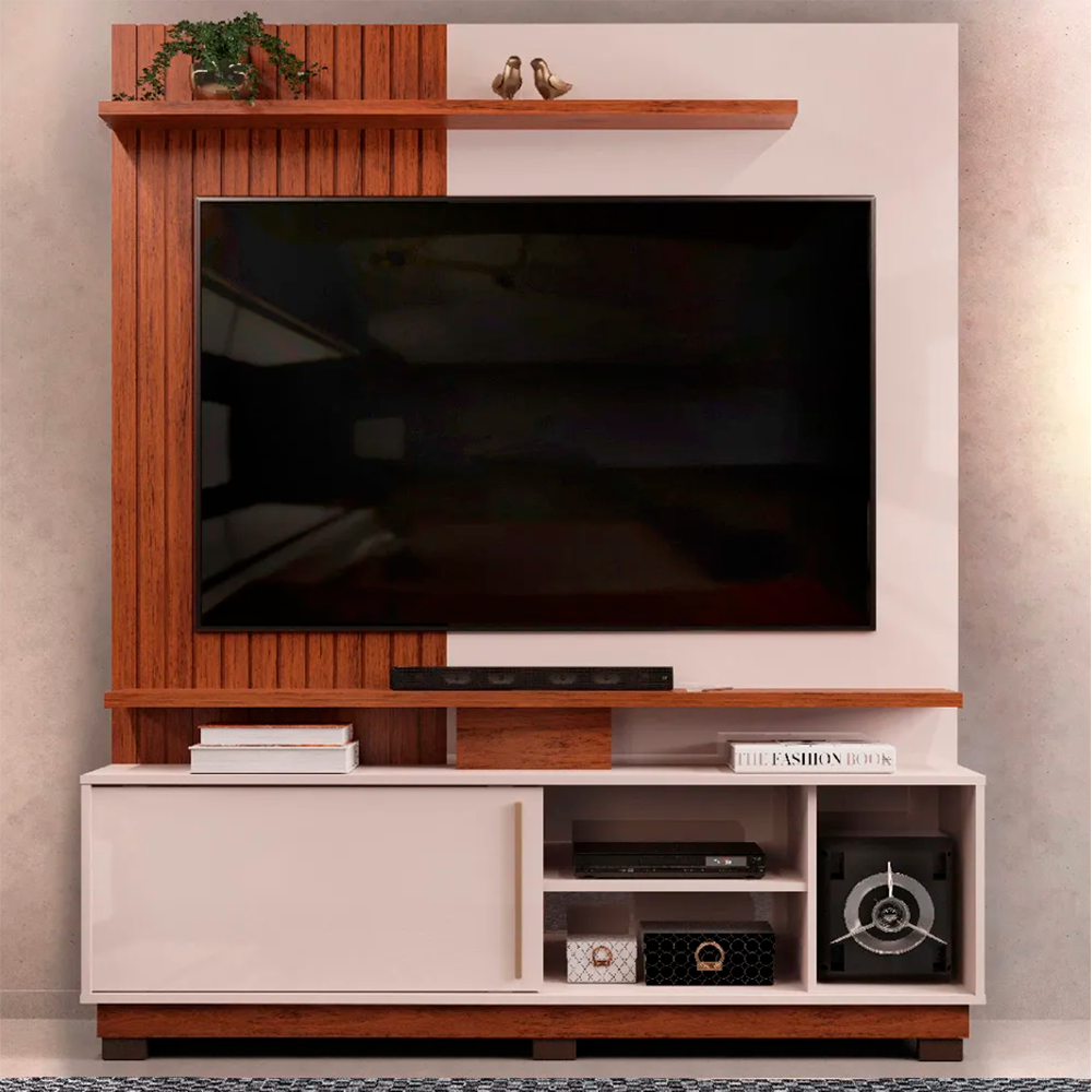 Home Atenas com Pés Freijo/Off White DJ Moveis