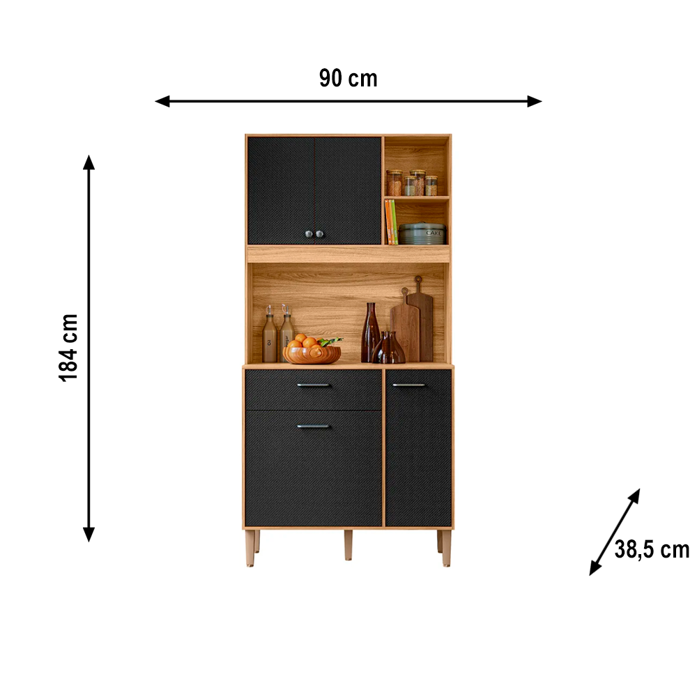 Kit Cozinha Erva Doce 90 Freijo/PTO Esfera PTA Fechada Nicioli