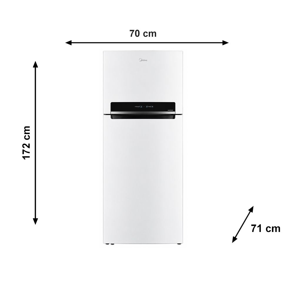 Geladeira Duplex Frost Free Inverter 473L MD-RT611 Midea