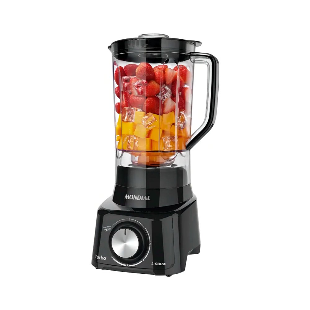 Liquidificador 5V L-900 Turbo 900W 220V Preto Mondial