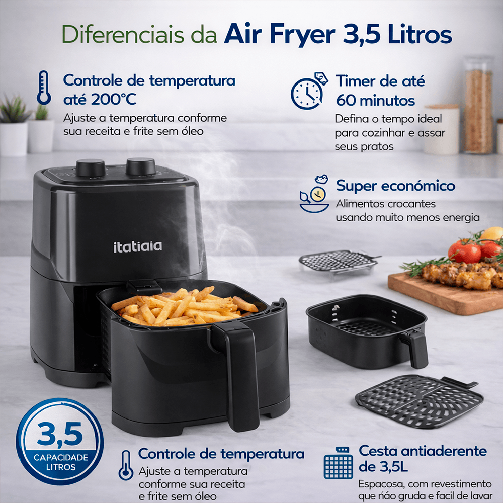 Air Fryer 3,5L AFITA2035A 220v Itatiaia