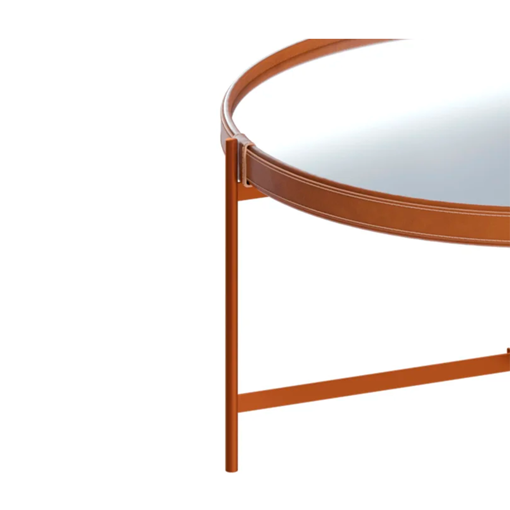 Mesa Aqua Centro(G) Espelho/Cobre Imcal