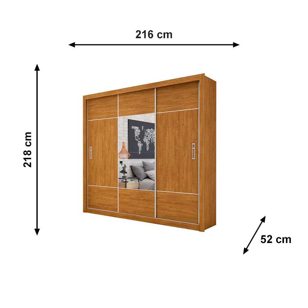 Roupeiro Lotse C/Esp C/Pe Gold Fam 3 Demolição Carioca