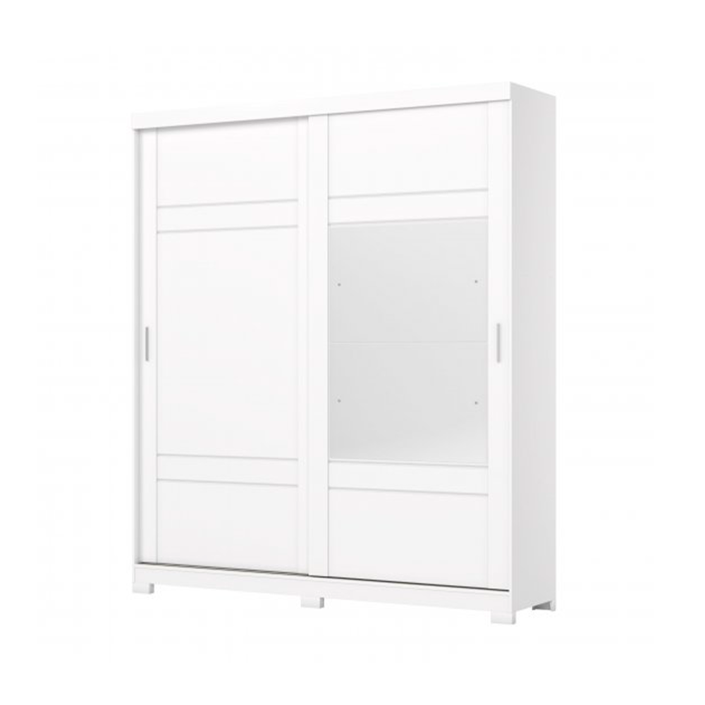Roupeiro 2P Verg Deslizantes Branco Henn