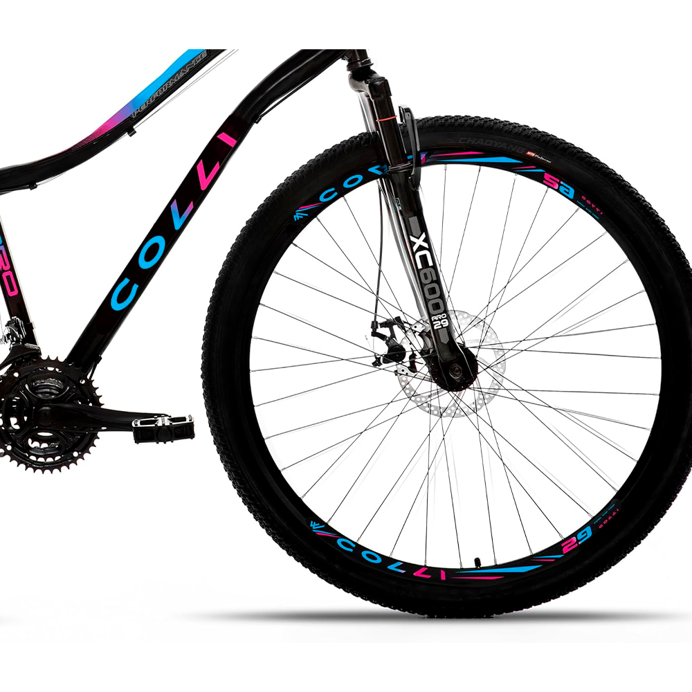 Bicicleta Aro 29 Paris Tm 15 5 F/Disco Susp Dianteira Kit Shimano 21 Bicolor D Colli