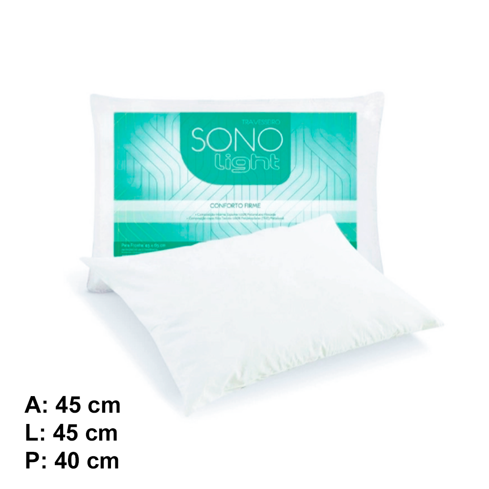 Travesseiro Flocos Sono Light Reconflex