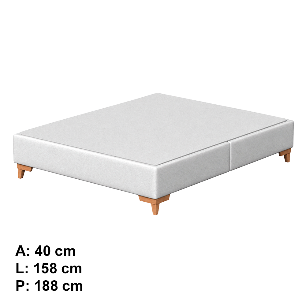 Base Primes Wood Liso 158x40 Branco C0245 Probel