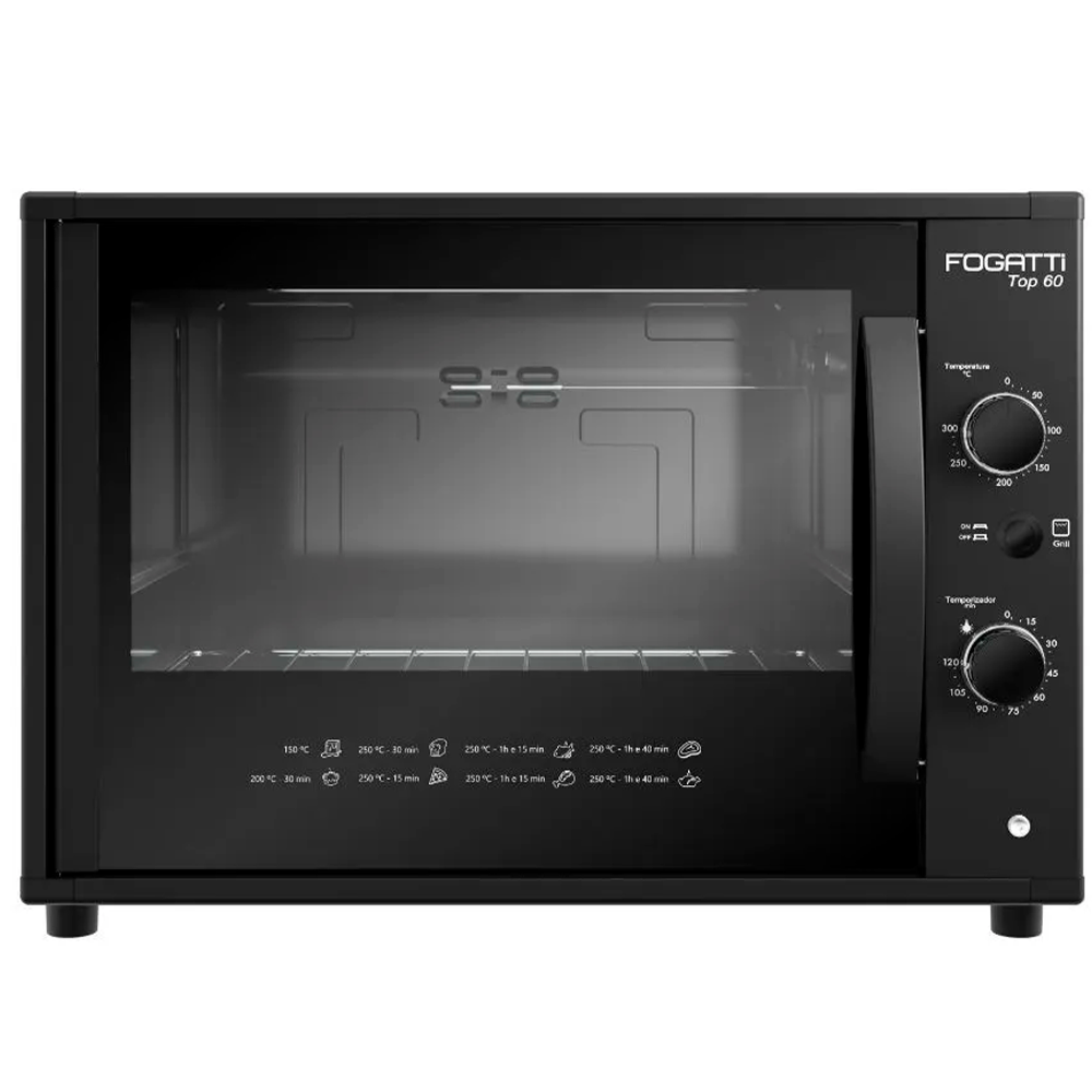 Forno Eletrico 60L TOP60 220v Preto Fogatti