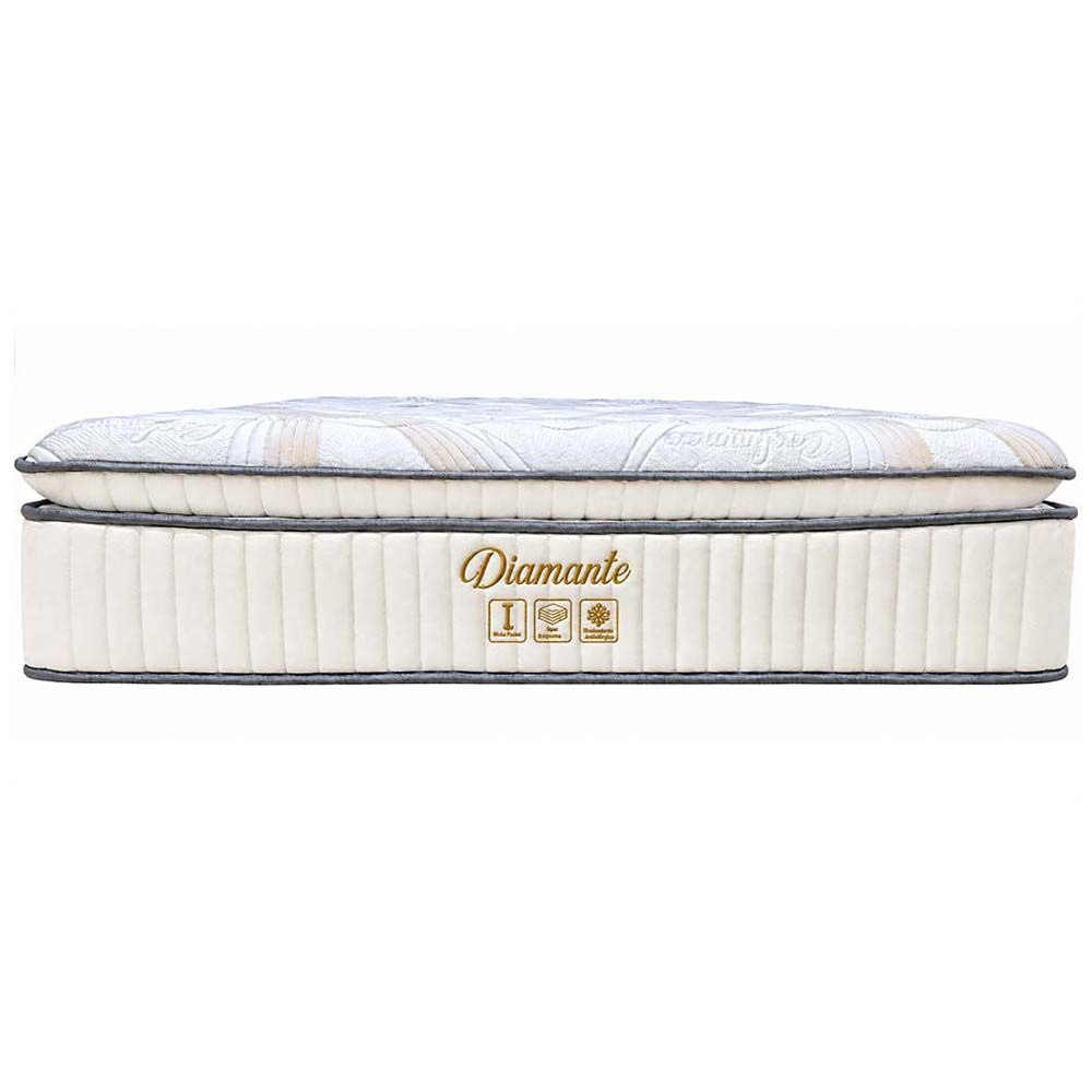 Colchão Diamante Queen com Pillow 198x158 Softflex
