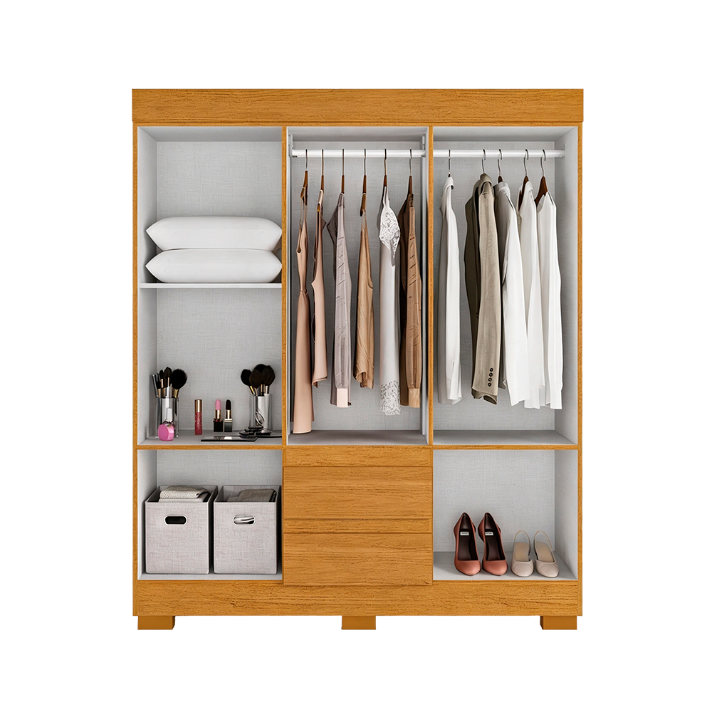 Roupeiro Maya 6 Portas MDP Cinamomo ACP Moveis