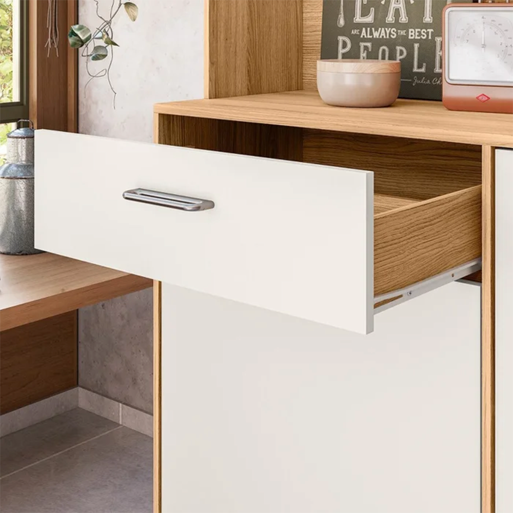 Cozinha Erva Doce 120 Freijo/Off White PTO FECHADA Nicioli