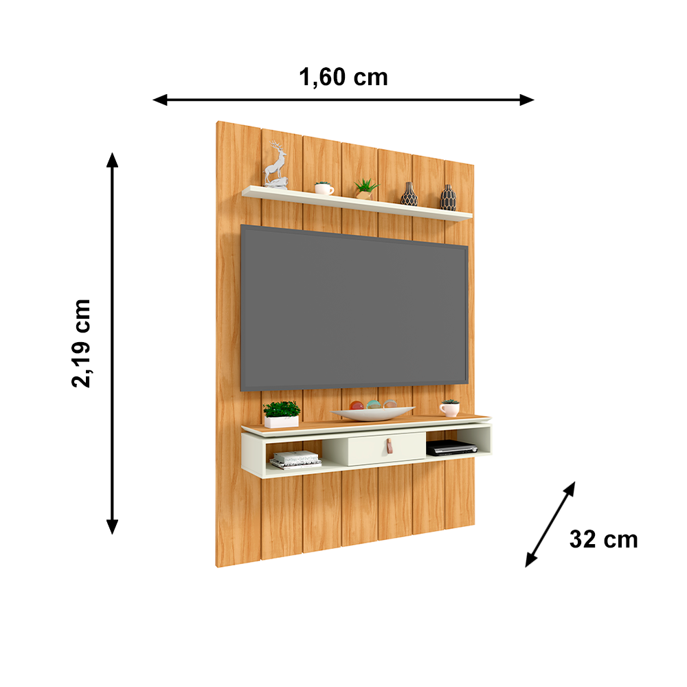 Painel Angra Freijo Off White Avelan
