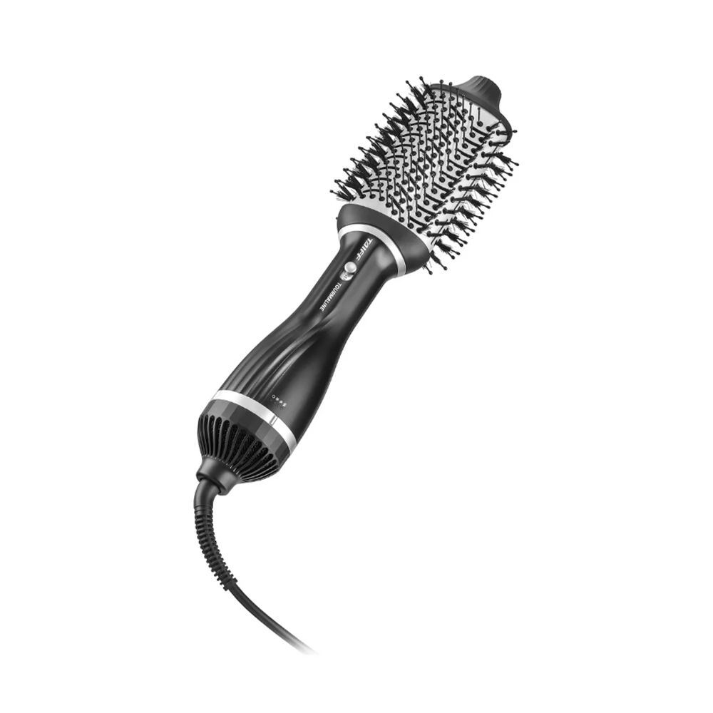 Escova Secadora Oval Tourmaline 1200w Preto/Cinza Taiff