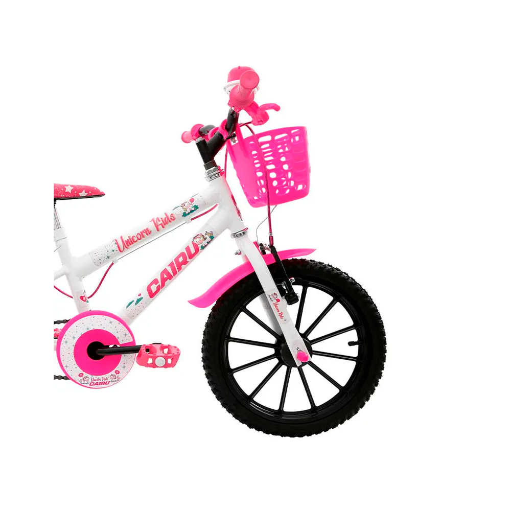 Bicicleta Aro 16 Mtb Abs Branco/Pink Ciclo Cairu