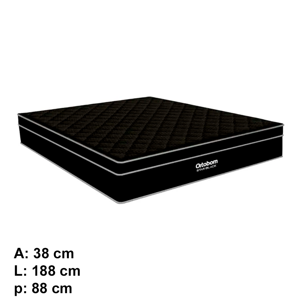 Colchão Star Black 88x38 Ortobom