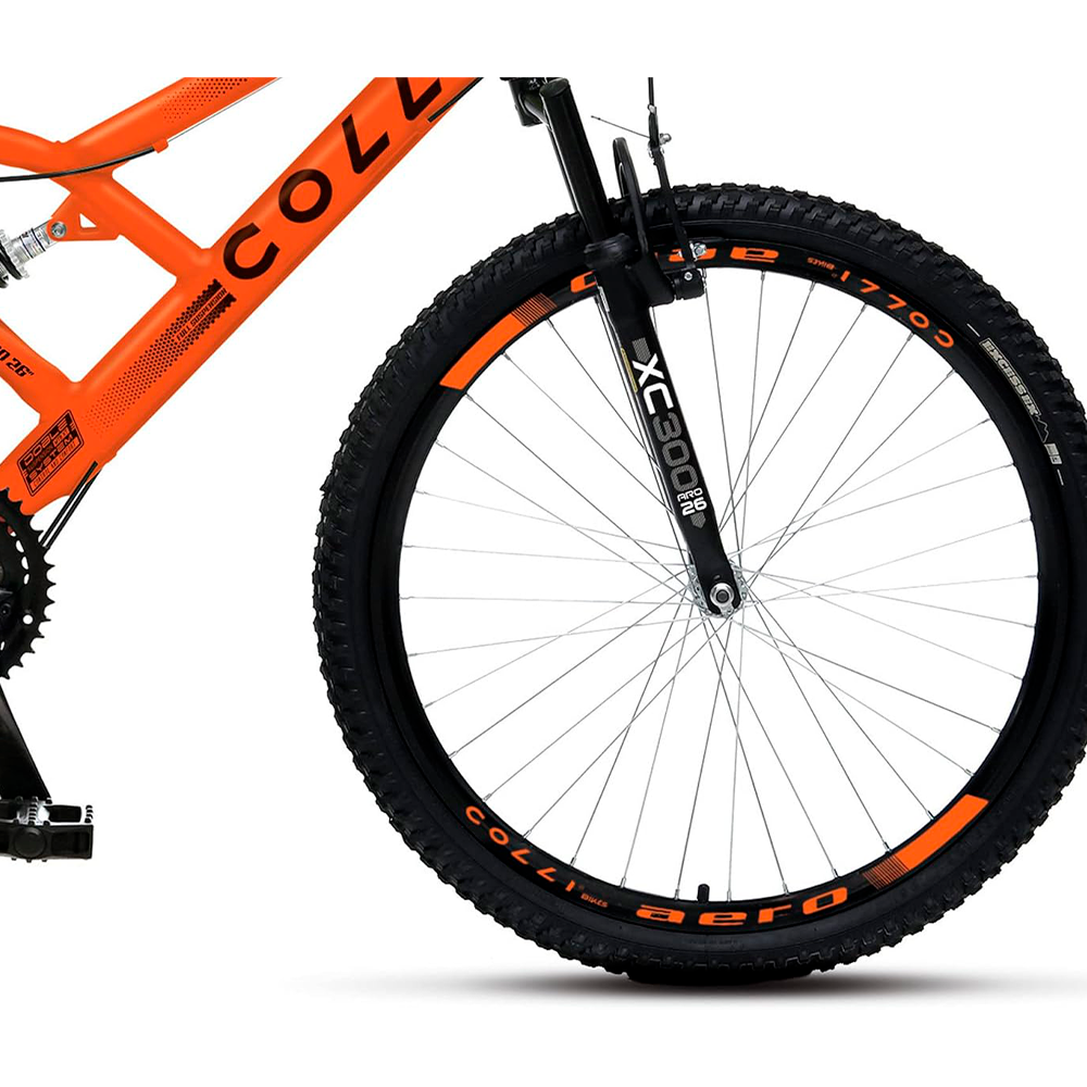 Bicicleta Aro 26 21M Masc Laraja Neon Colli