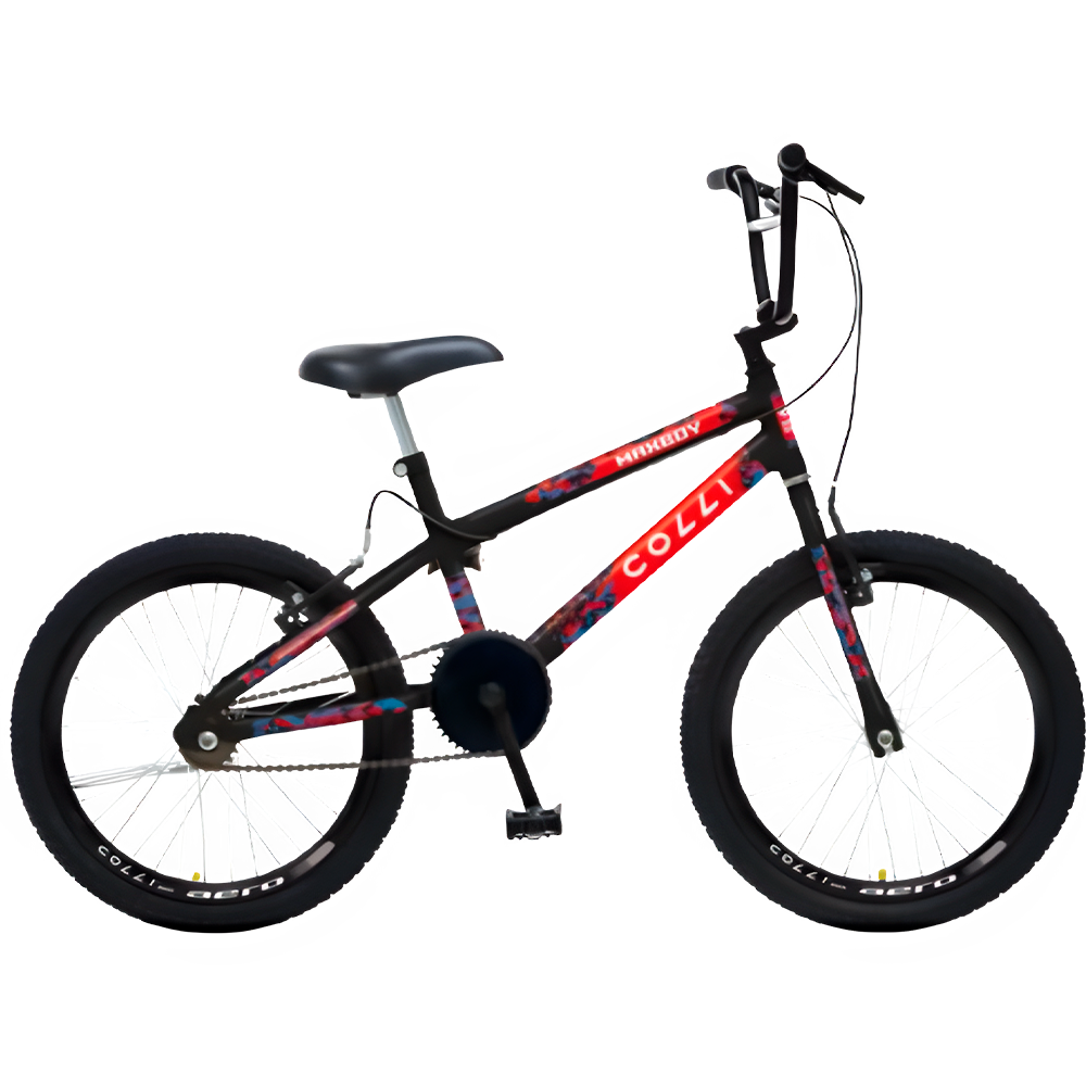 Bicicleta Aro 20 Max Boy Cross S/M Preto Fosco Colli