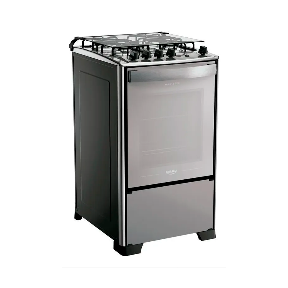 Fogão 4B Magister Tripla Chama Inox Style Dako/Atlas