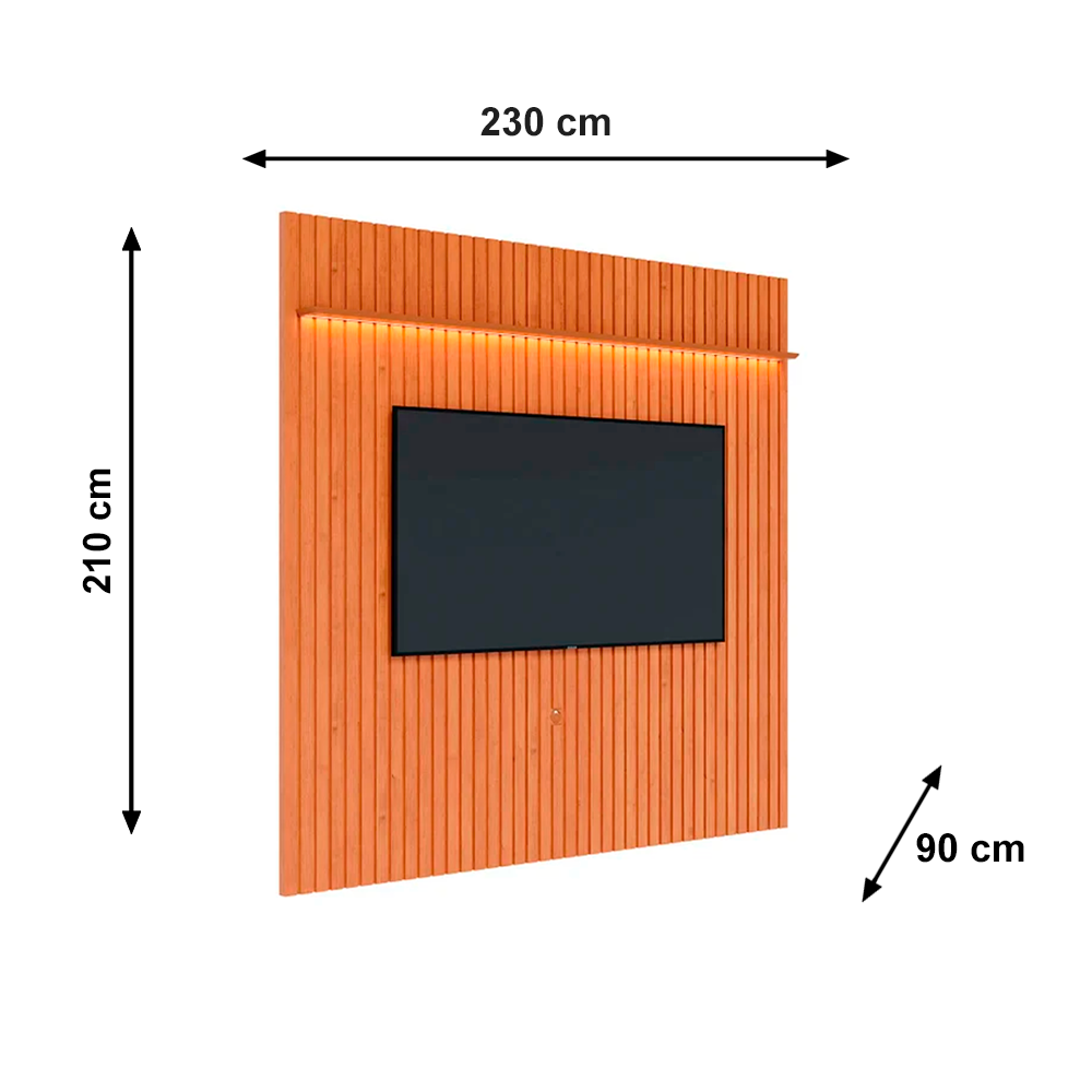 Painel Ripado Slim 2.2A 2.20L Nature Imcal