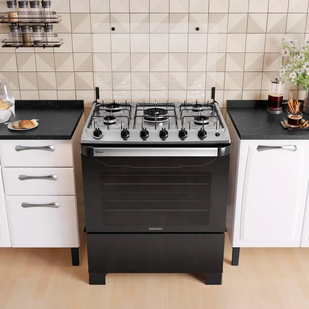 Fogao 5B New Dream Preto ITATIAIA