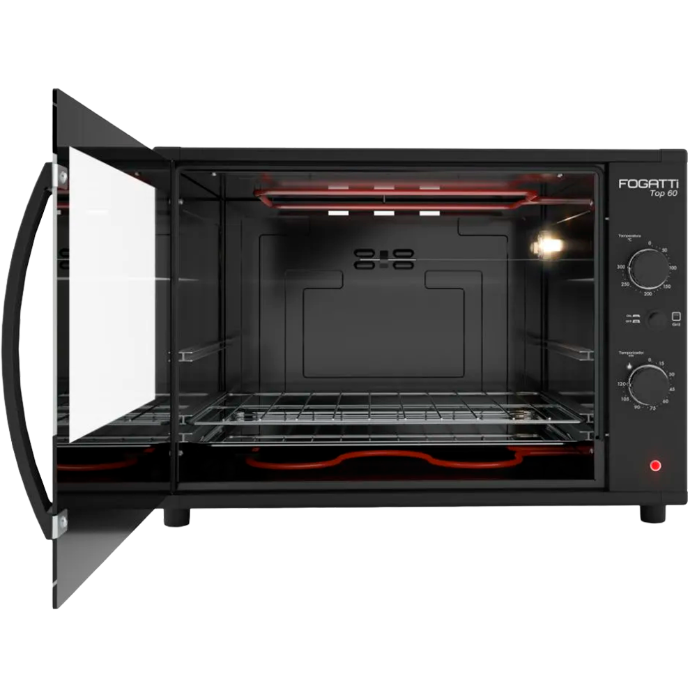 Forno Eletrico 60L TOP60 220v Preto Fogatti