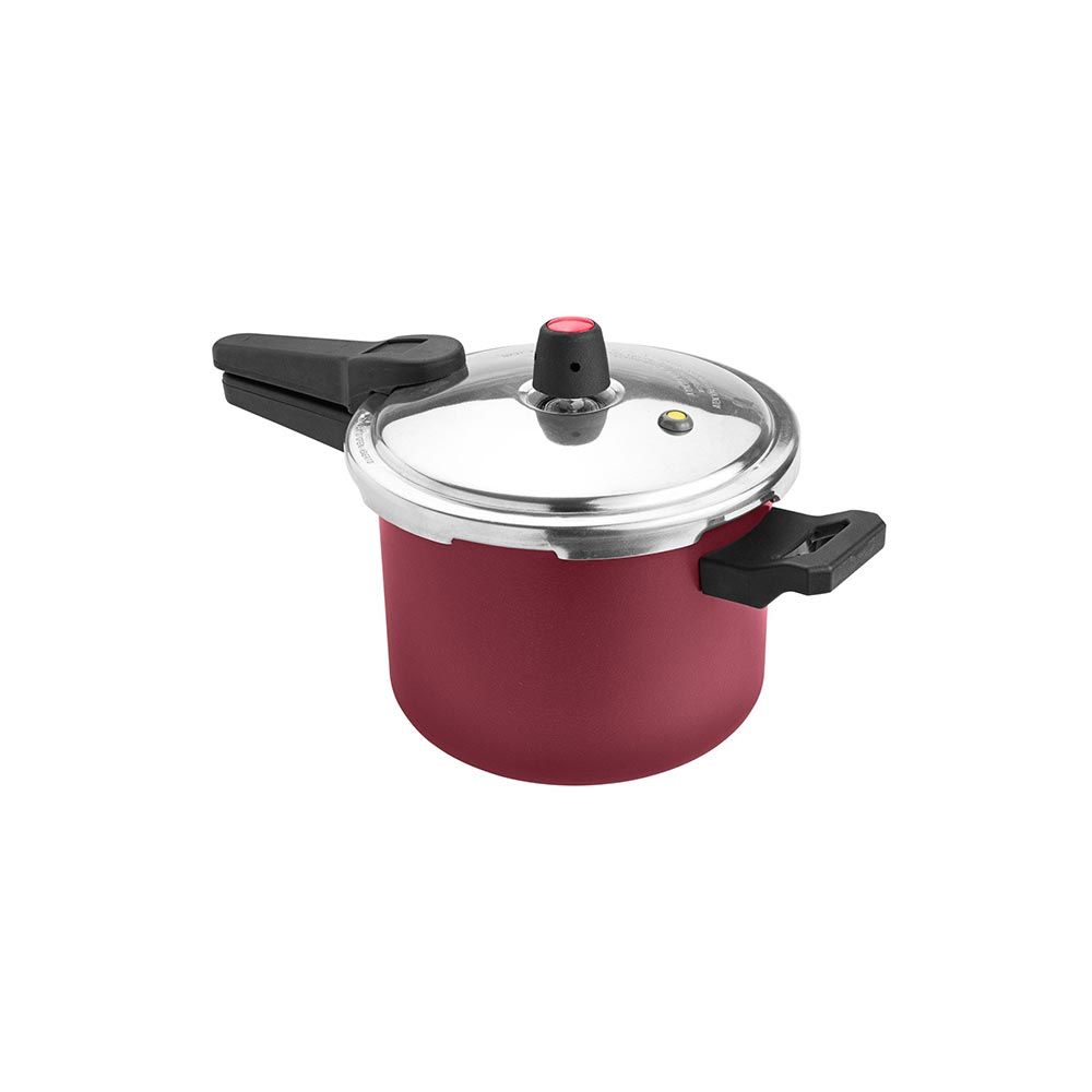 Panela de Pressão Fechamento Externo 4,5 L Reciclada Cereja Única Real