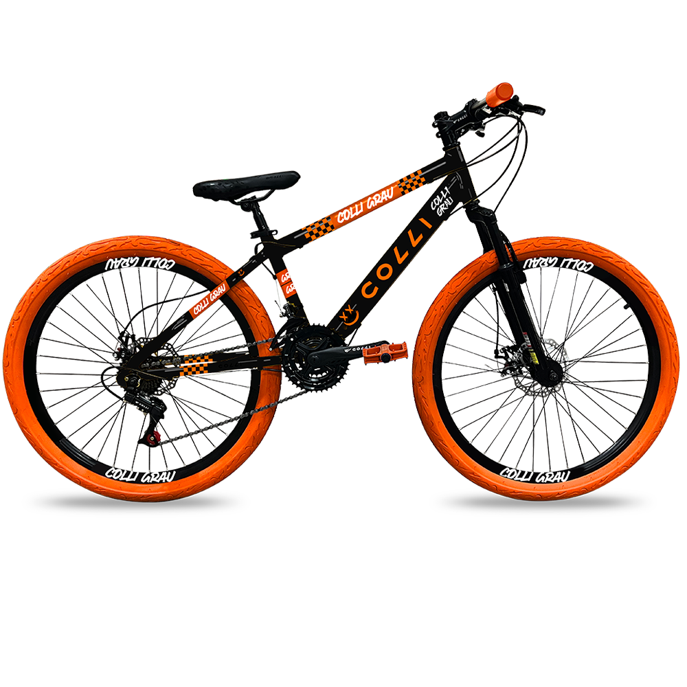 Bicicleta Aro 26 Grau F/DISCO Preto Fosco Colli