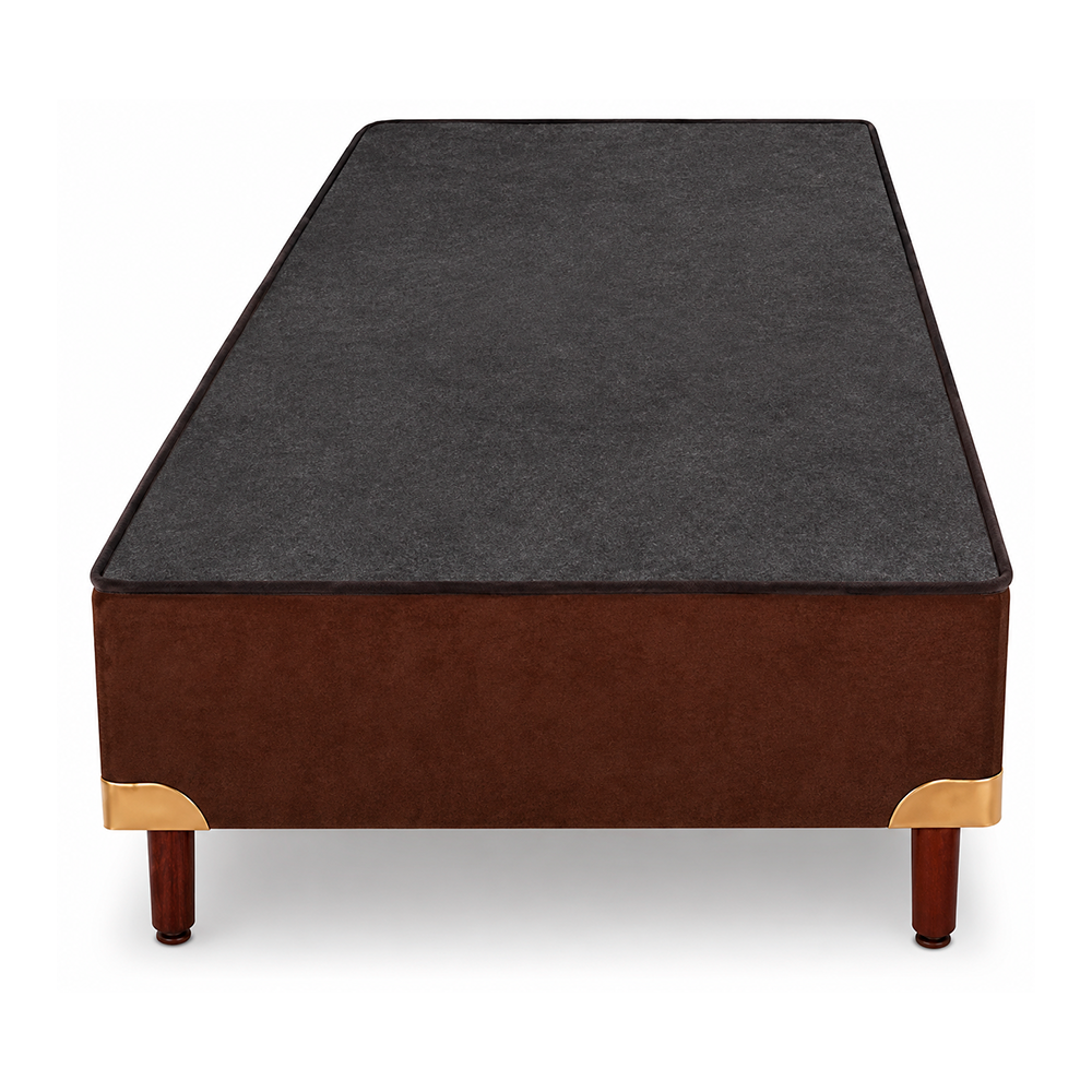 Base para Colchão Somie Suede Solteiro 79x30 Marrom Reconflex