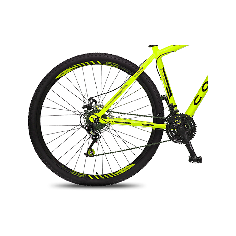 Bicicleta Aro 29 Athena F/DISCO Amarelo Neon Colli