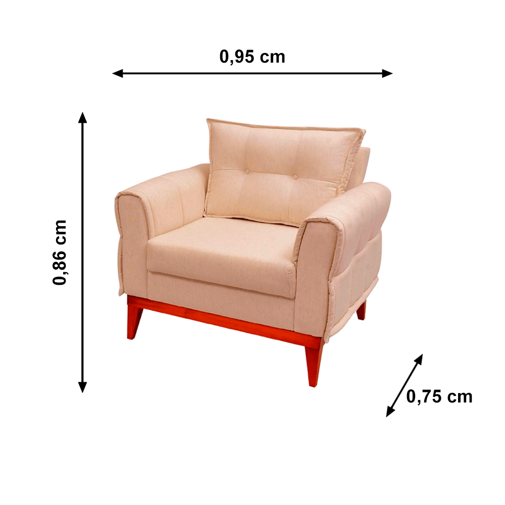 Poltrona Pérola Ar 109 Boucle 03 Artflex