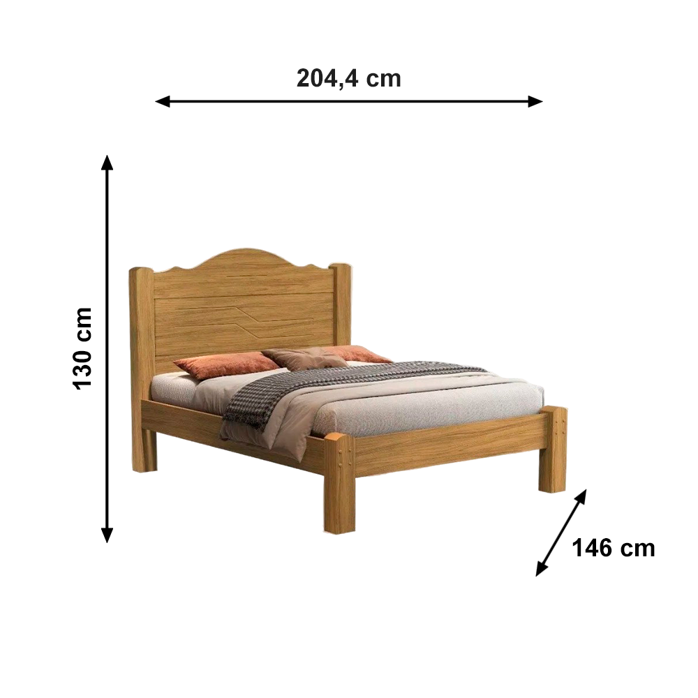 Cama Thalia Casal Freijo Ex Cambel Vj Moveis