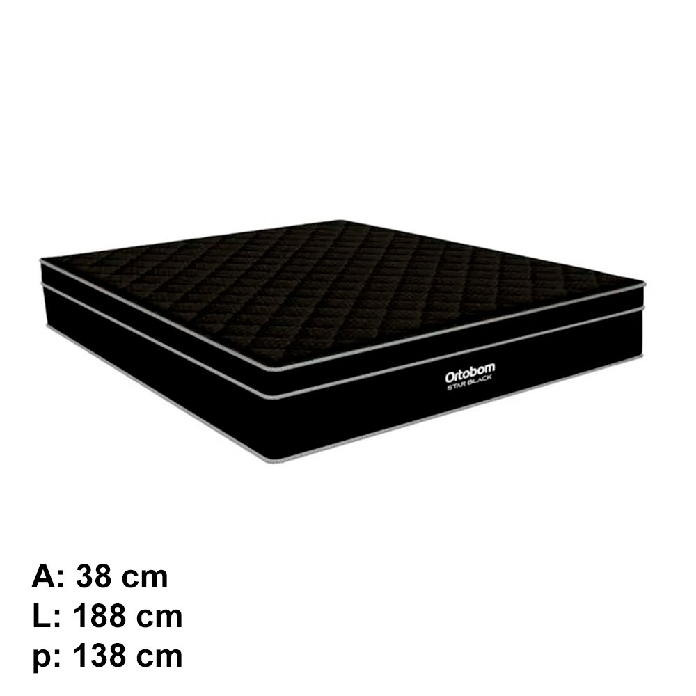 Colchão Star Black 138x38 Ortobom