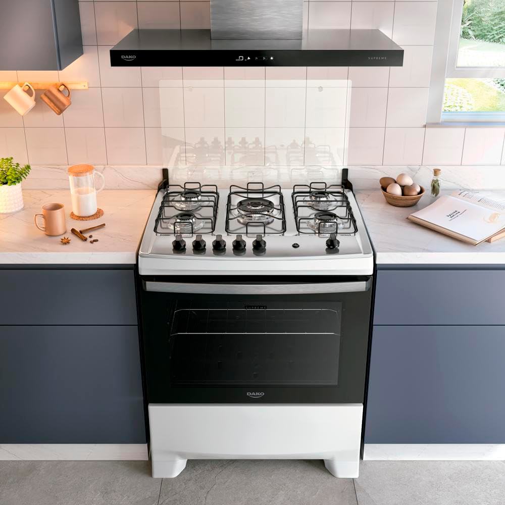 Fogão 5B Supreme Branco Dako Atlas