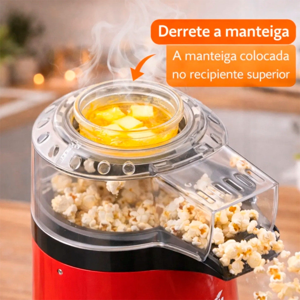 Pipoqueira Pop Cine PP02 Vermelha Agratto