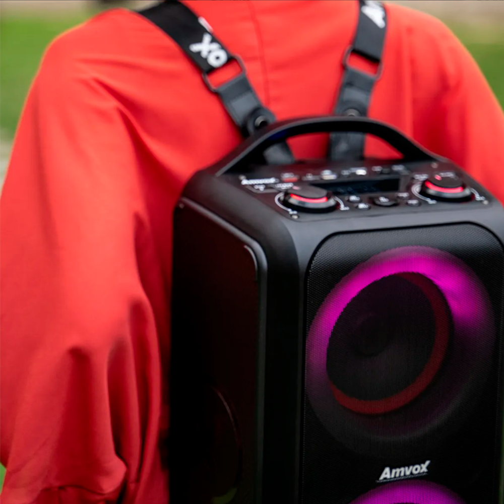 Caixa Amplificada ACA 600 Bagvox Black Amvox