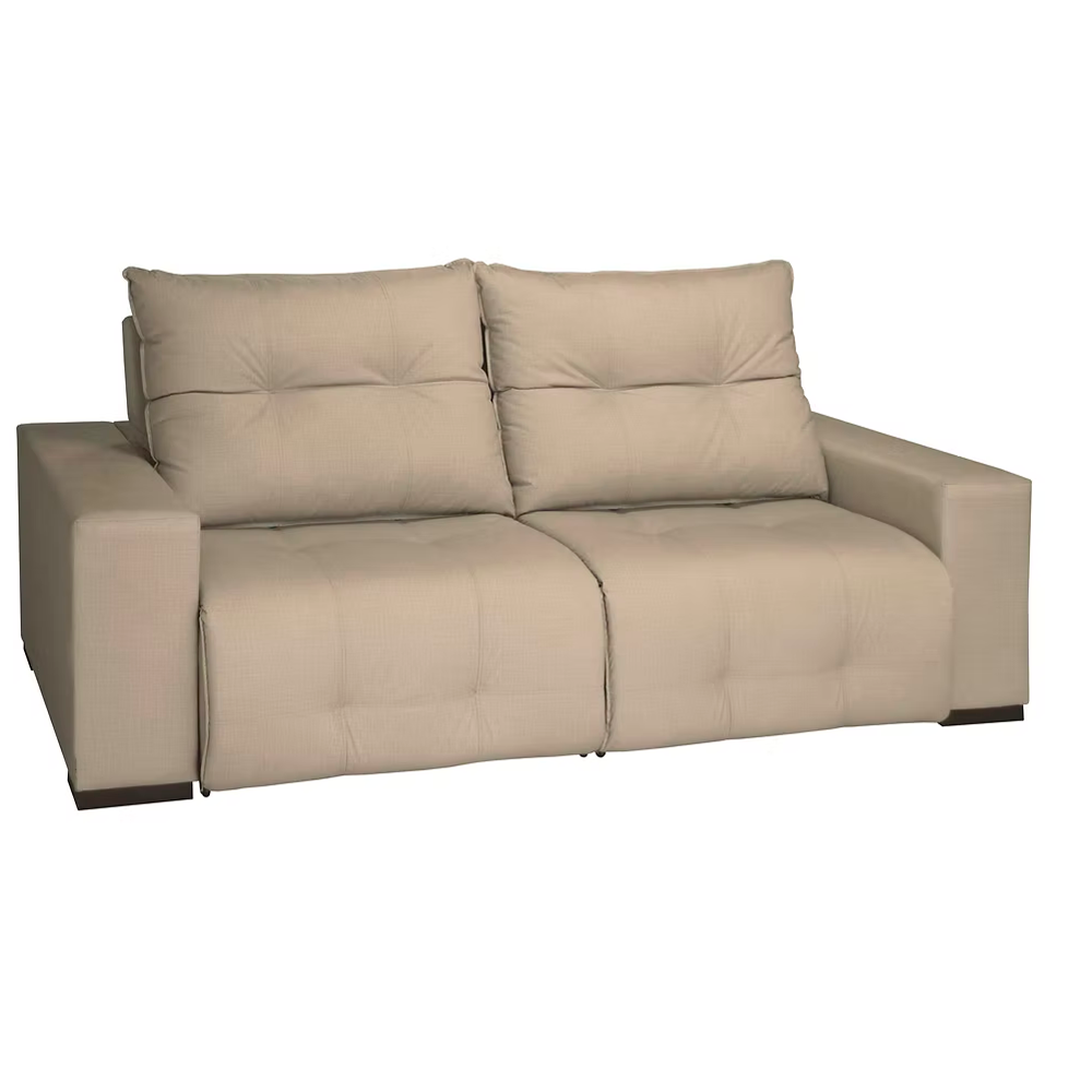 Sofa Pienzo Veludo Tabaco J.A ESTOFADOS