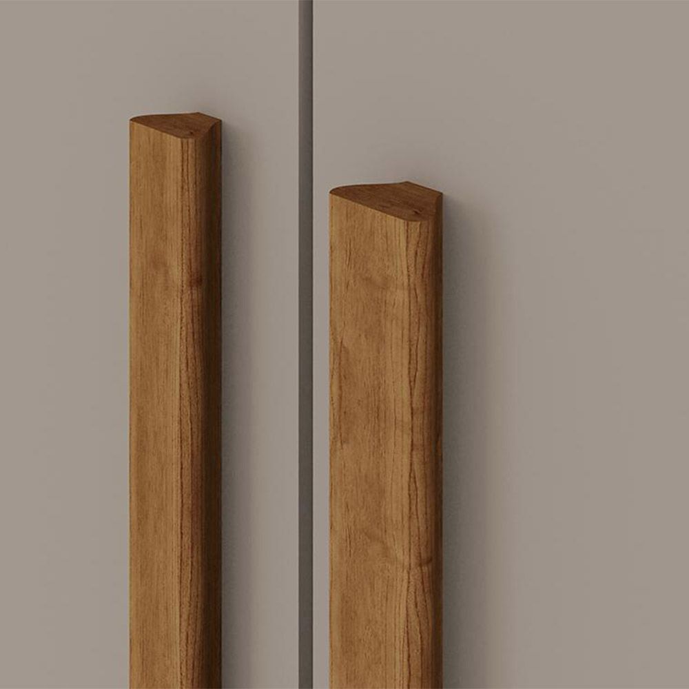 Roupeiro Granada Premium 100% MDF 6 Portas com Pés Salleto