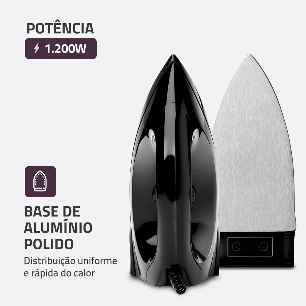 Ferro À Seco FSN-55 Preto Mondial