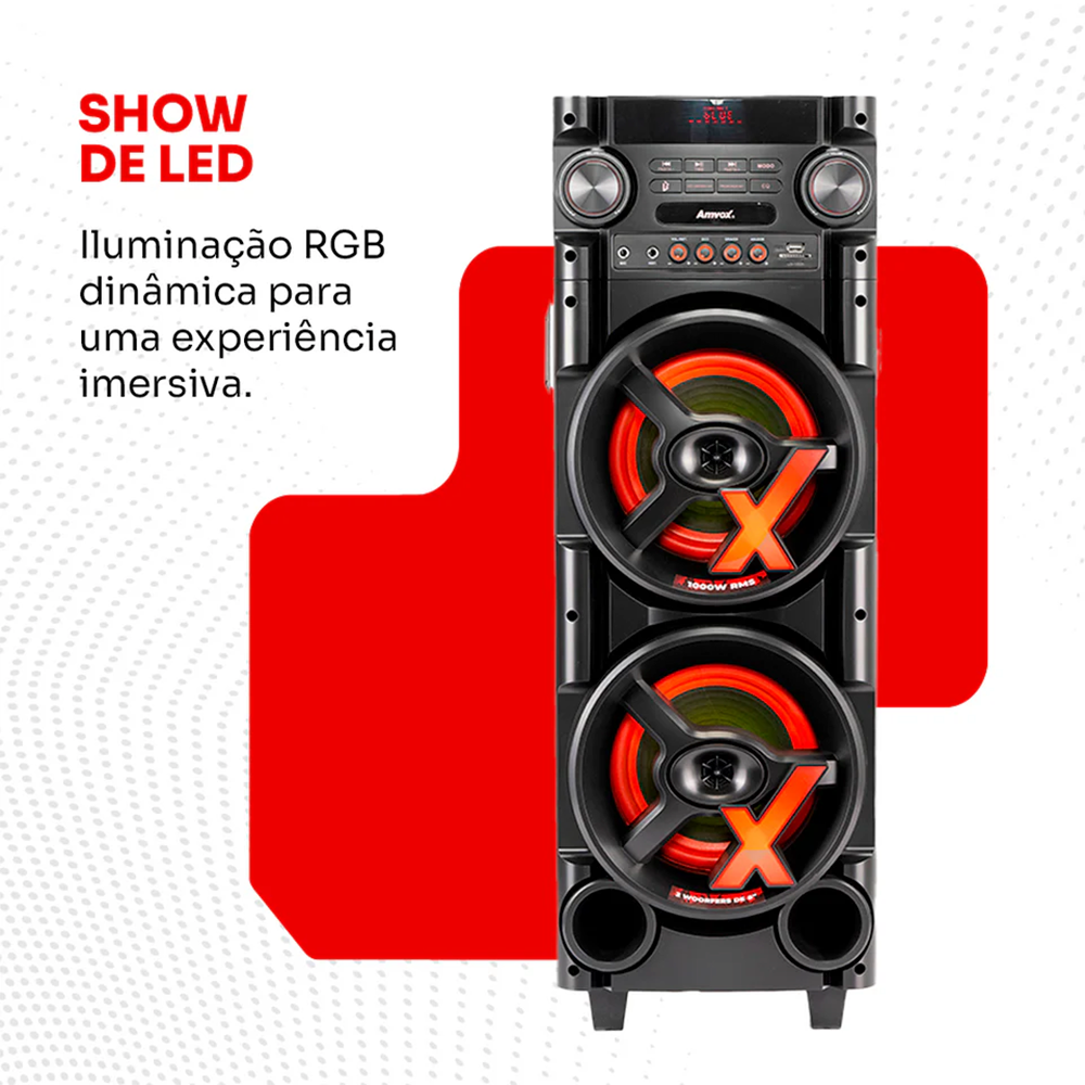 Caixa Amplificada ACA 1000 New X Sfm Amvox 