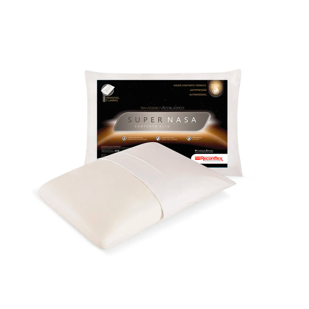 Travesseiro Super Nasa Alto Firme Para Fronha Reconflex