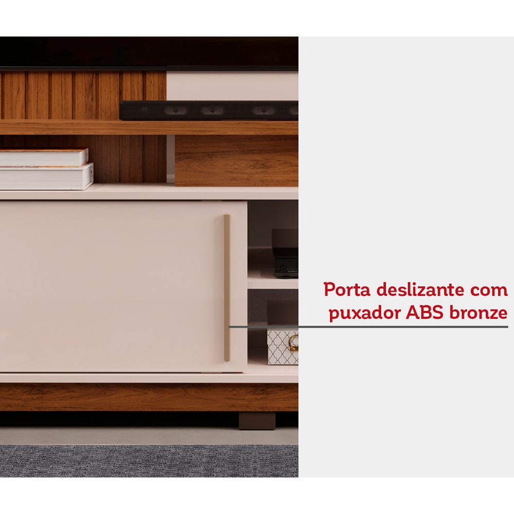 Home Atenas com Pés Freijo/Off White DJ Moveis